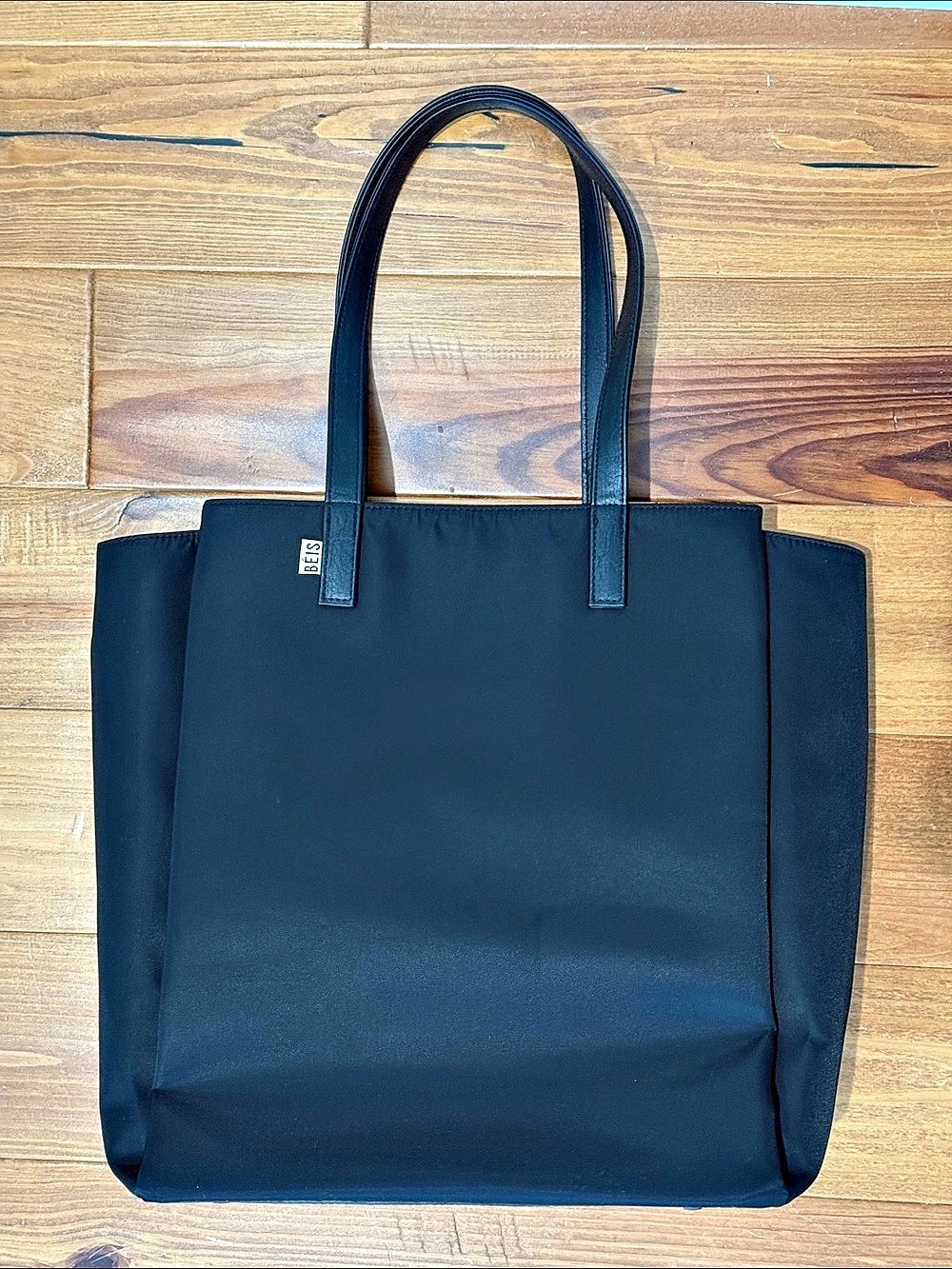 BEIS The Commuter Tote Black Structured Tote NWOT